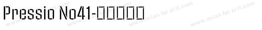 Pressio No41字体转换